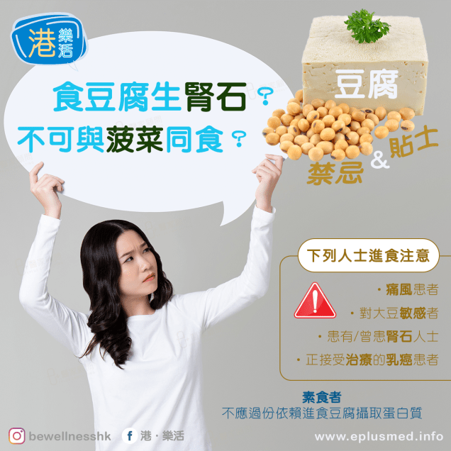bewellnesshk fb cover_豆腐禁忌