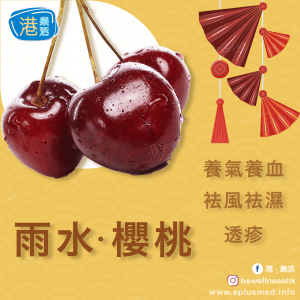 bewellnesshk fb cover_廿四節氣_雨水櫻桃